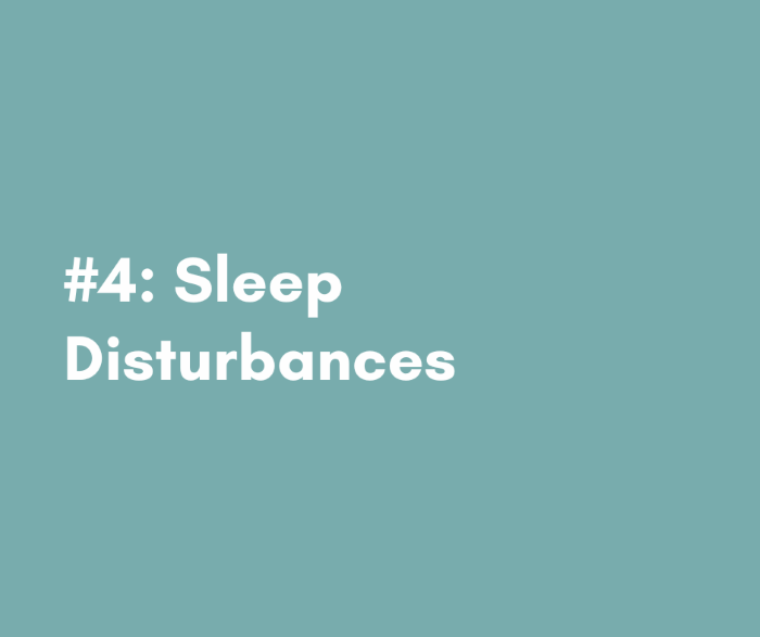 5 - Sleep Disturbances