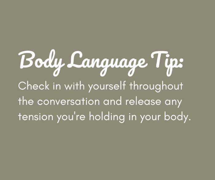 Active Listening Body Language