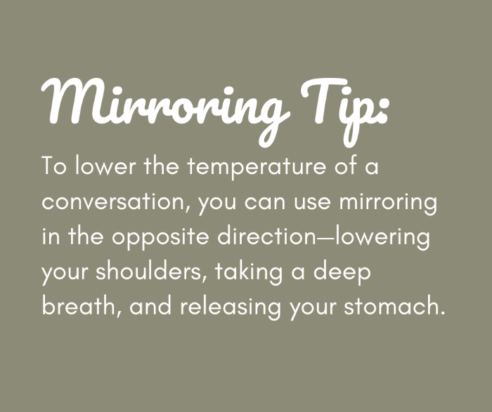 Active Listening Mirroring