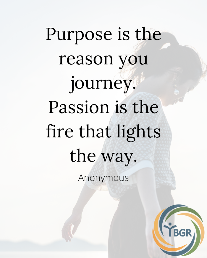 Grit quote 2- Purpose is the reason you journey.