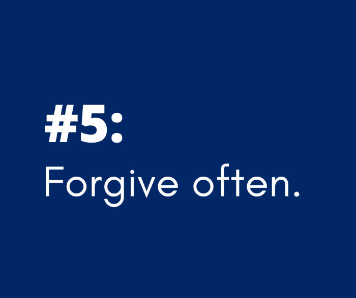 Mindful Parenting - Practice Forgiveness