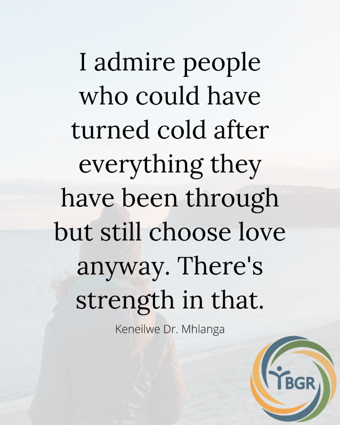 Quote 6 - I admire people who could have turned cold after everything