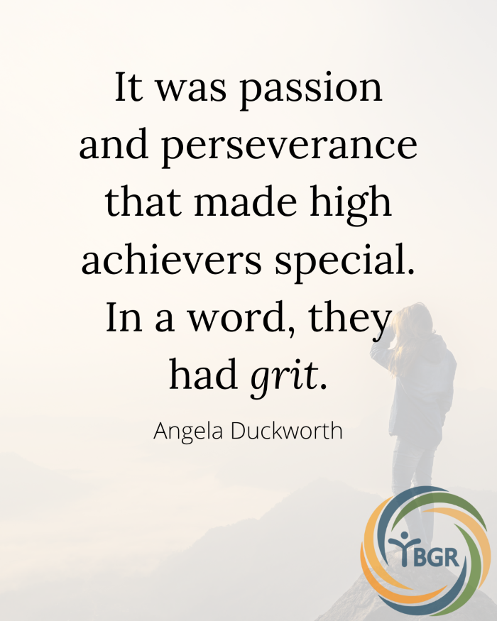 Quote 8- It was passion and perseverance that made high achievers special