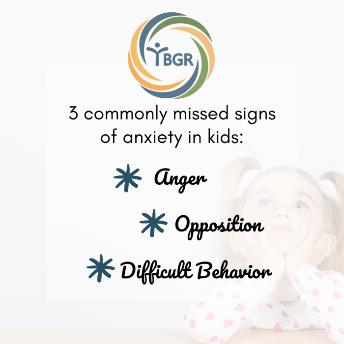 Missed signs of anxiety