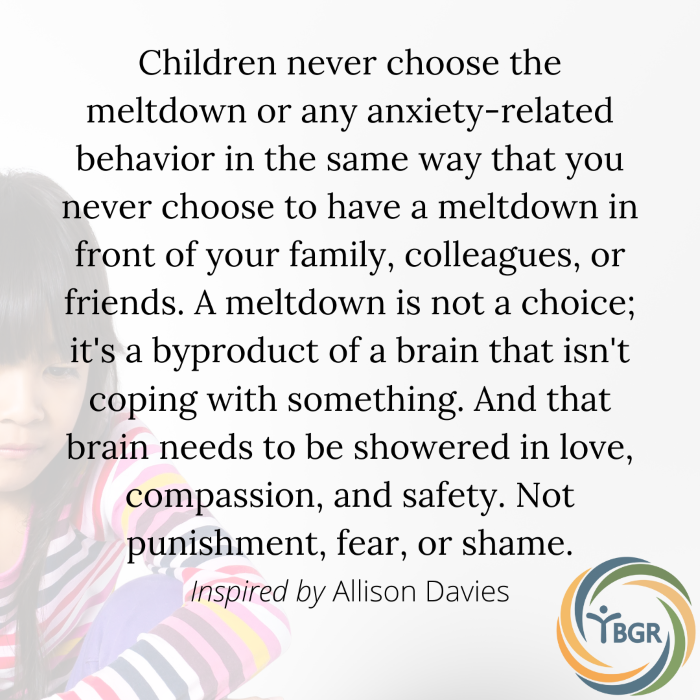 Quote 10 - Children never choose the meltdown