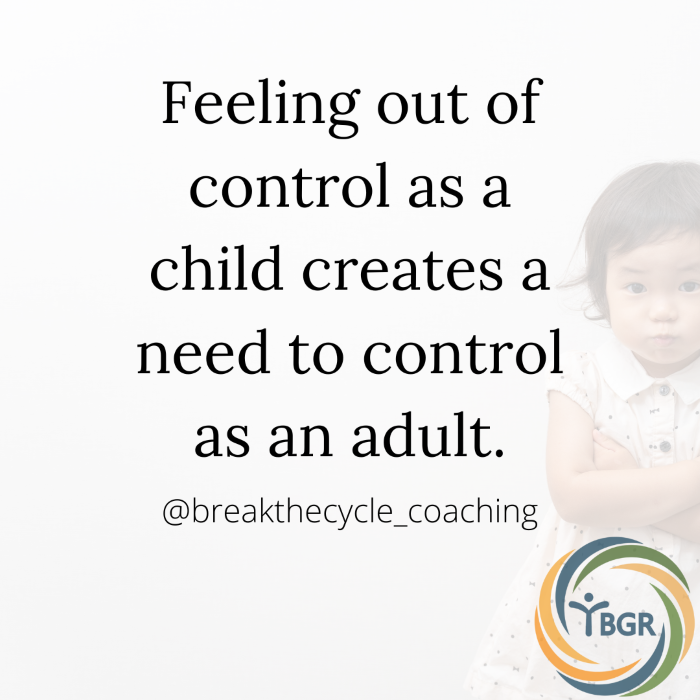 Quote 13 - Feeling out of control as a child