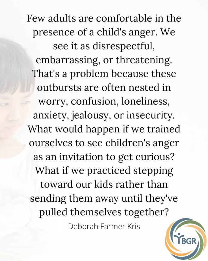 Quote 7 - Few adults are comfortable in the presence of a child's anger