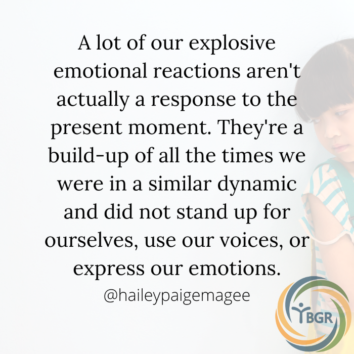Quote 8 - a lot of explosive emotional reactions
