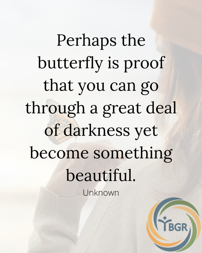 Quote 13 - Perhaps the butterfly is proof that you can go through a great deal