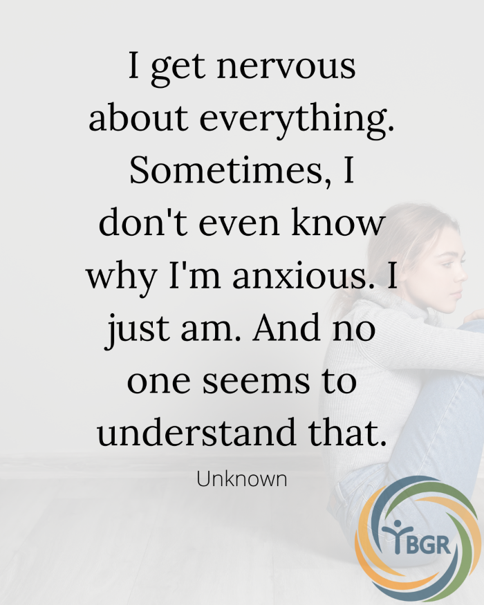 Quote 5 - I get nervous about everything. Sometimes, I don’t even know why