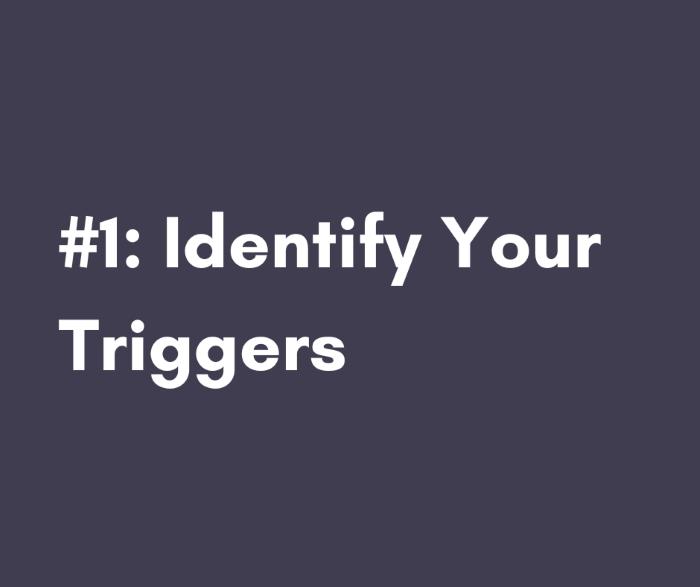 Regulate - Identify Triggers