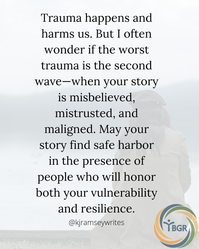 Quote 11 - Trauma happens and harms us.