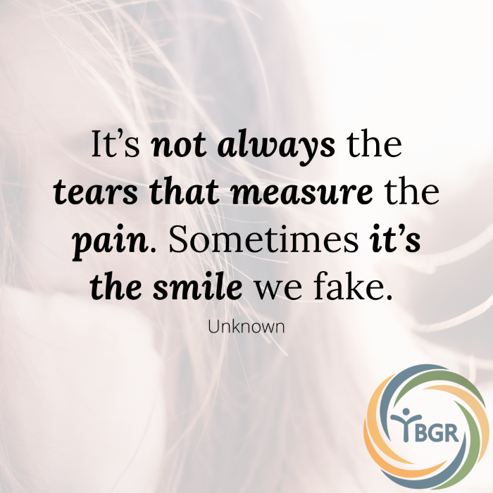 Quote 12 - It’s not always the tears that measure the pain