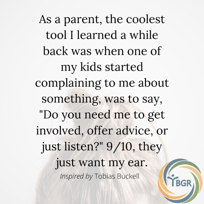 Quote 8 - No advice just listening