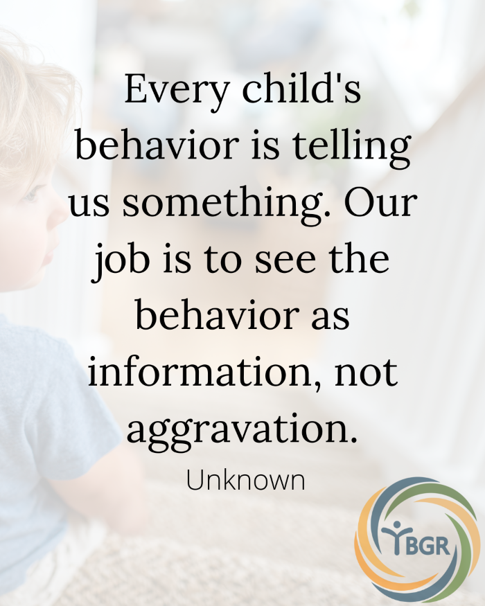 Quote 4 - Every child's behavior