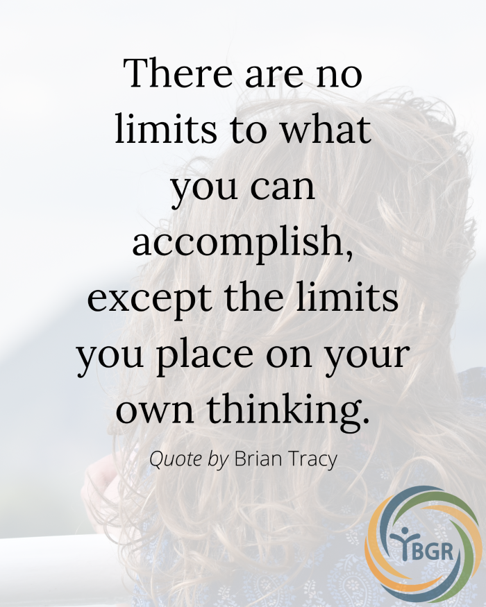 Quote 14 - No limits on your own thinking