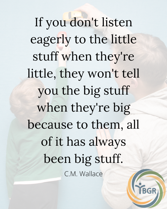 Quote 3 - If you don't listen eagerly to the little stuff